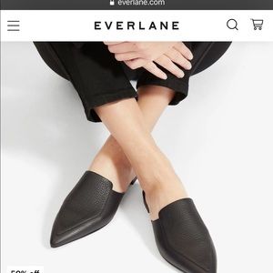 Everlane Black Mules